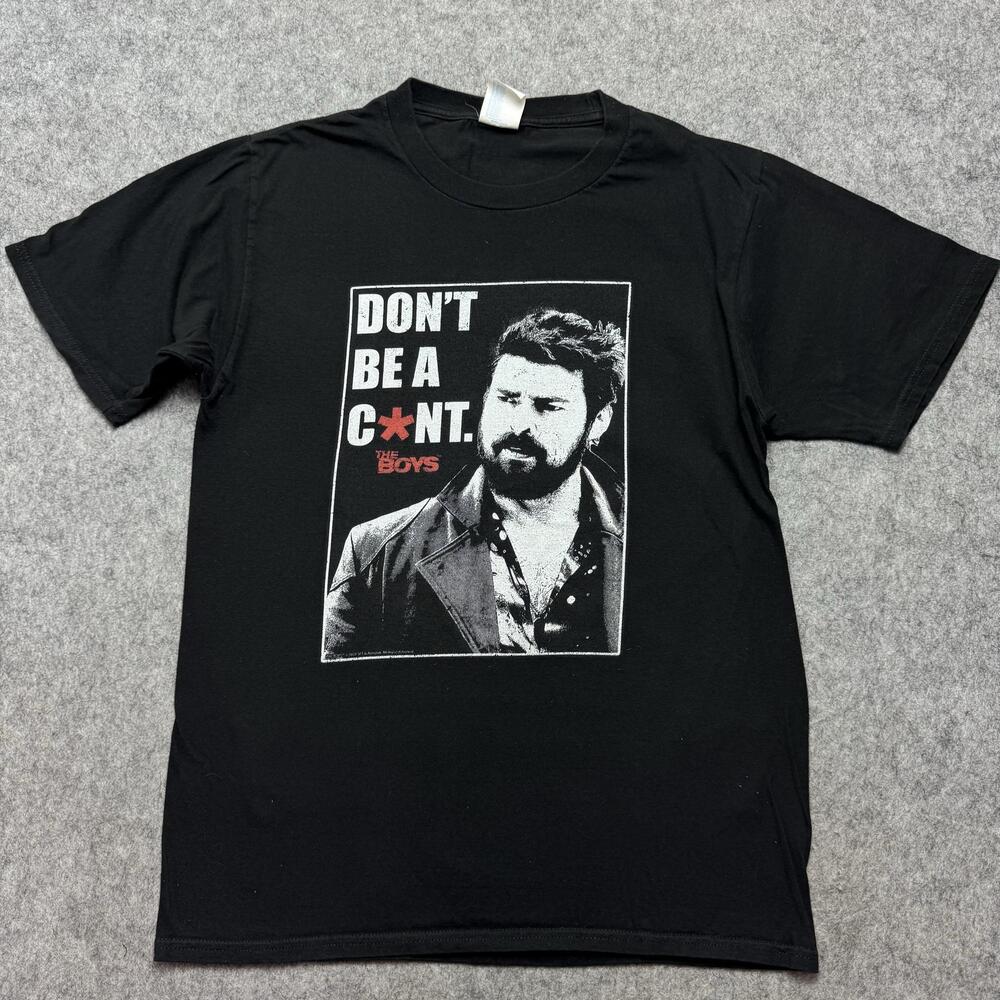 The Boys Shirt Mens Small Black Don't Be A C*NT Billy Butcher Graphic Tee